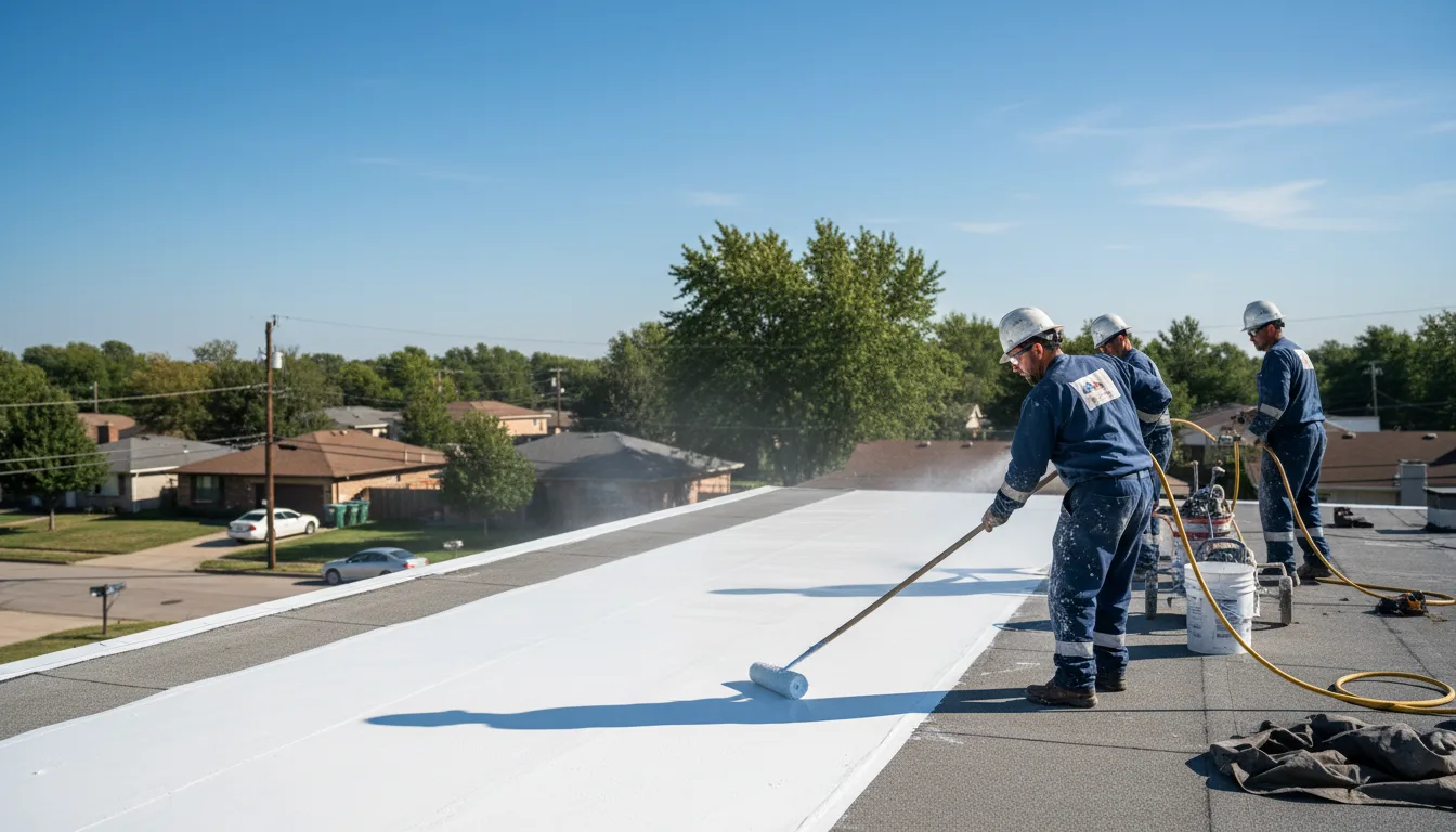 Commercial roof coating in Apulia Station, NY near me